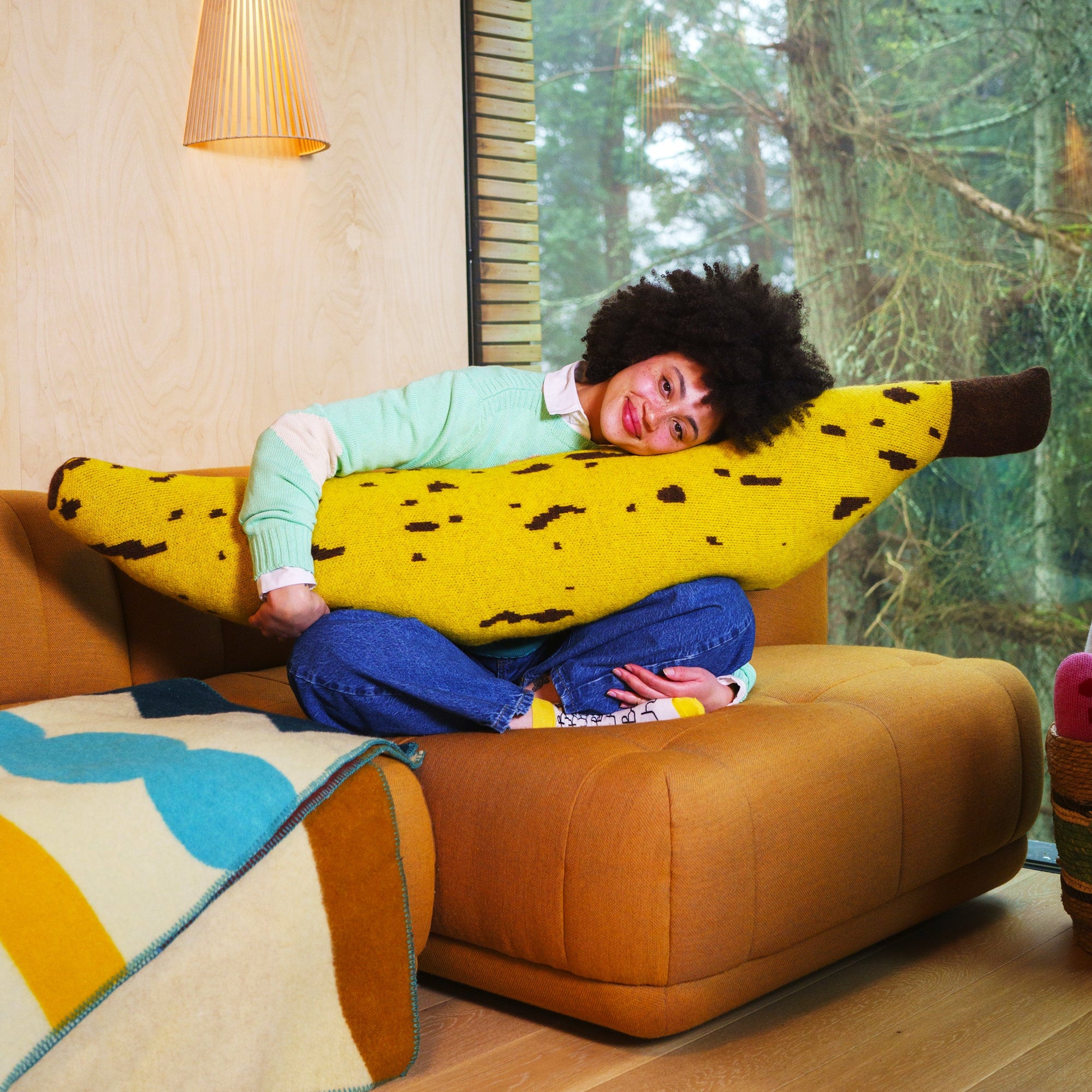 Banana Bolster & cushion by Donna Wilson | I Can't Afford This But