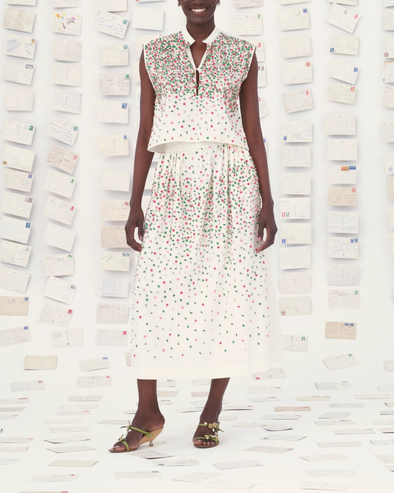 Upcycled Flower Ensemble