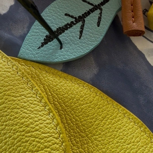 Pear Leather Bag by Donna Wilson