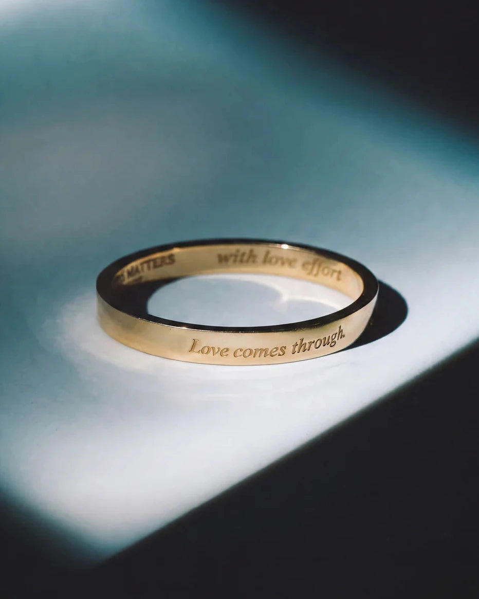 Love Comes Through Ring by Matter Matters