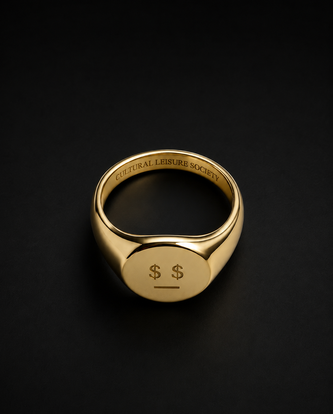 Money Talks Signet Ring by Matter Matters