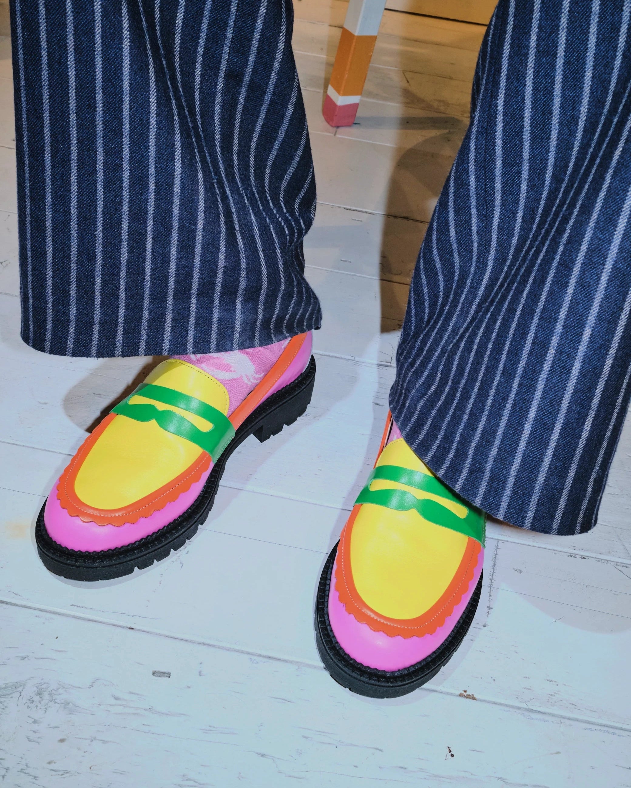 Kusama loafers