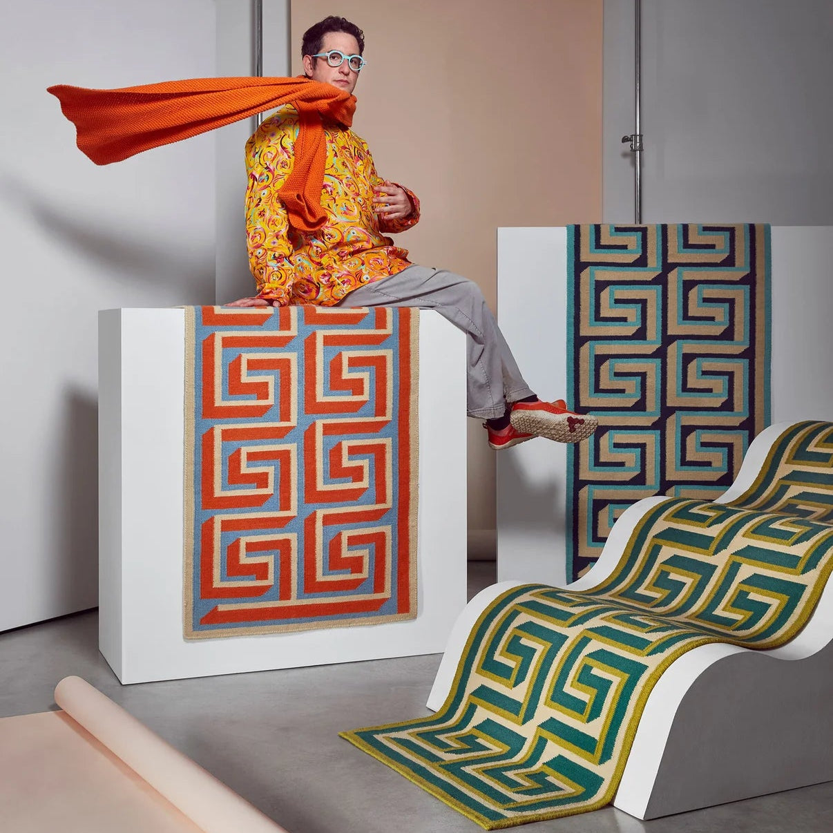 Meandros rug series