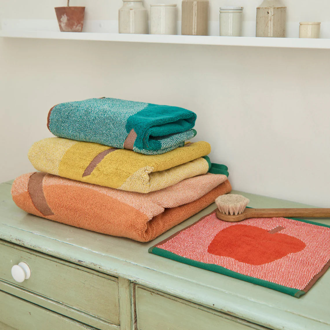 Tutti Frutti Towels by Donna Wilson