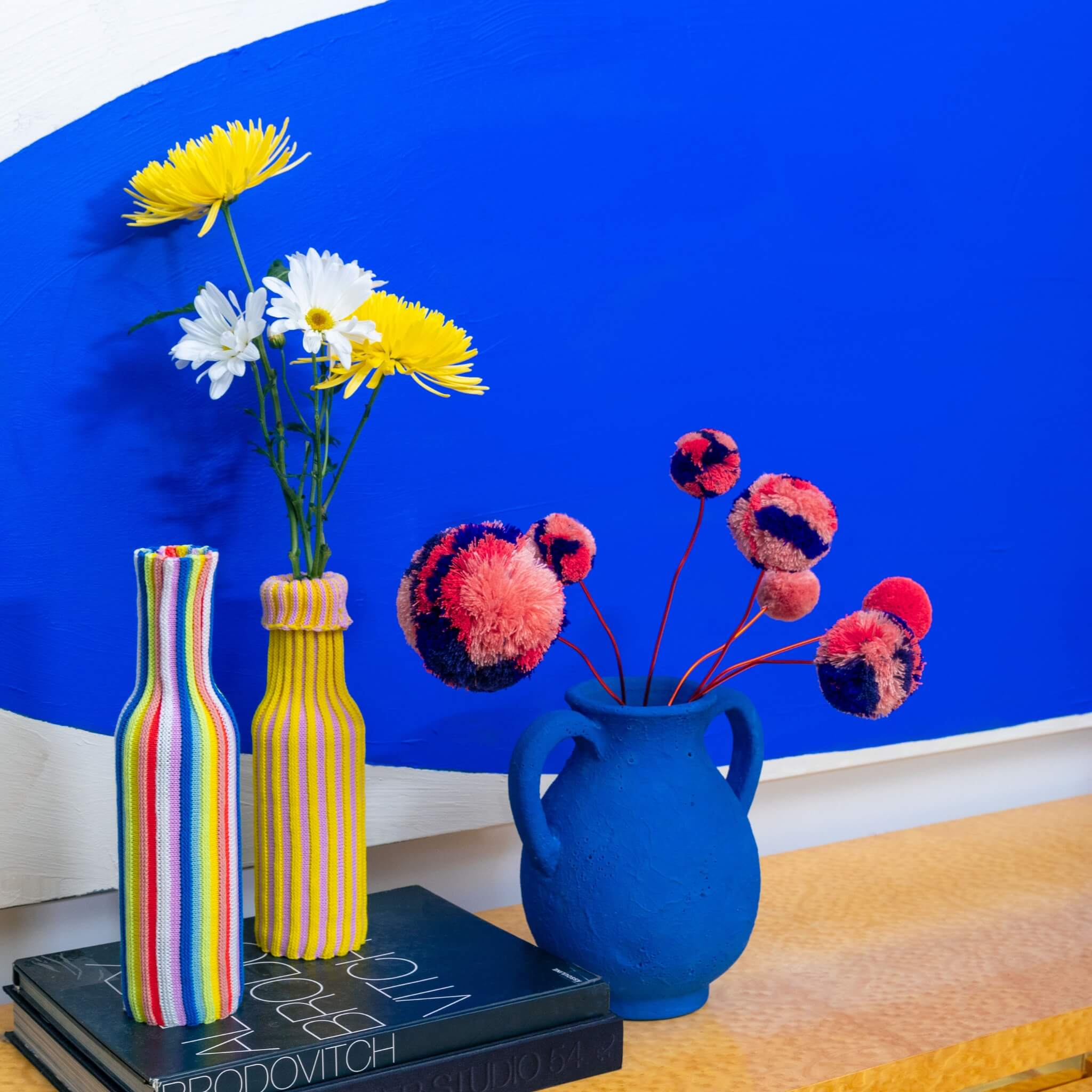 Pom Pom bouquets by Verloop