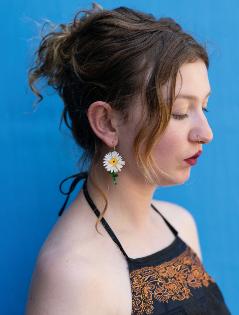 Daisy limited edition earrings by Studio ROOF
