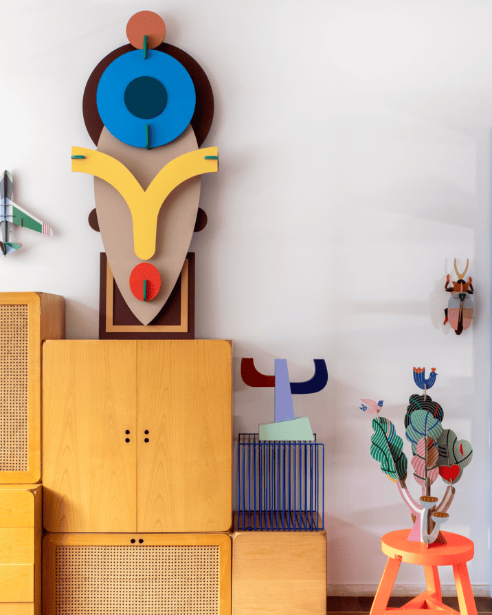 Lamu Mask Wall Sculpture by Atelier Toit