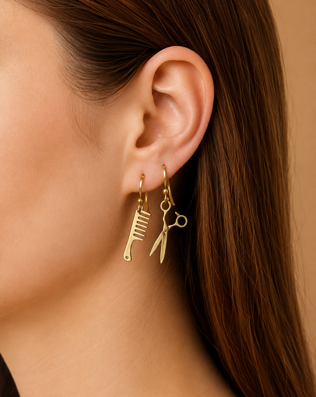 Scissors & Comb Earrings by Fake Plastic Love