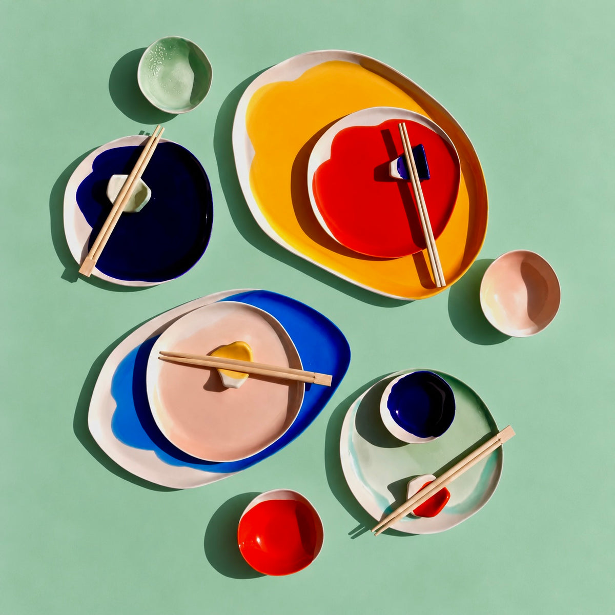 Sushi Set for 4 by Pottery and poetry