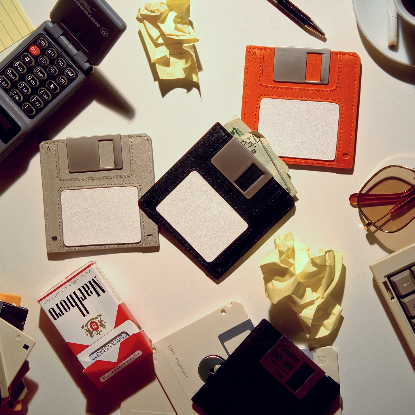 Floppy disk wallet