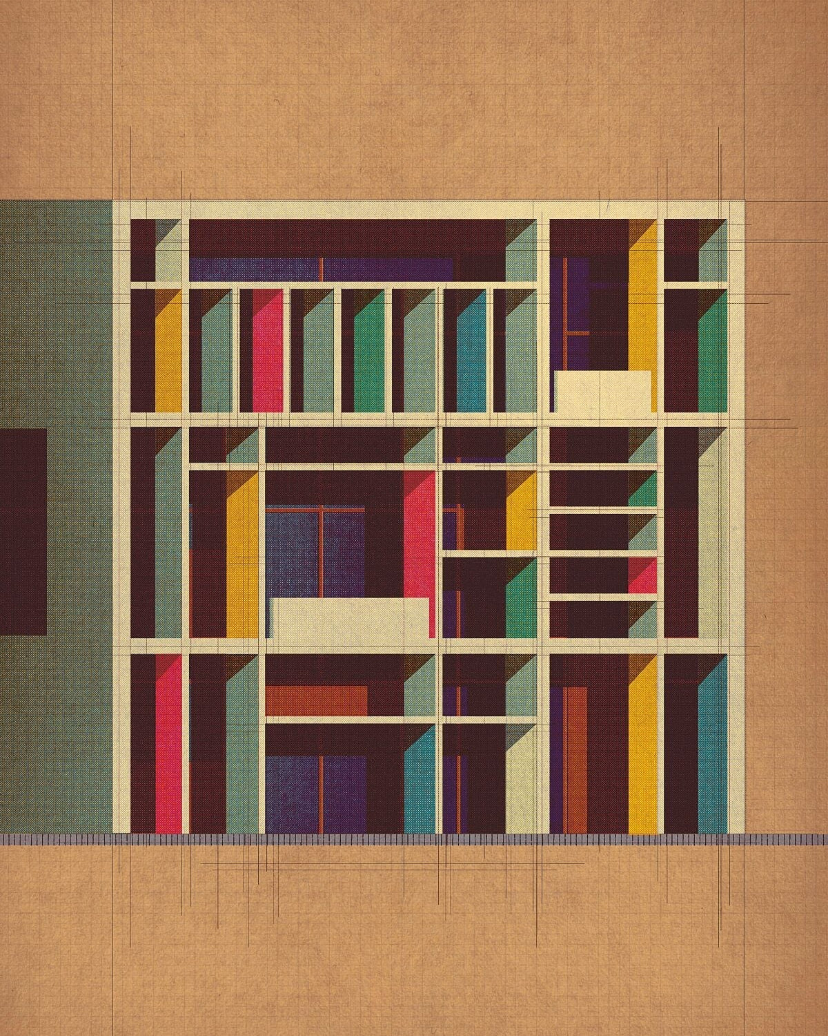 Boxes Print
