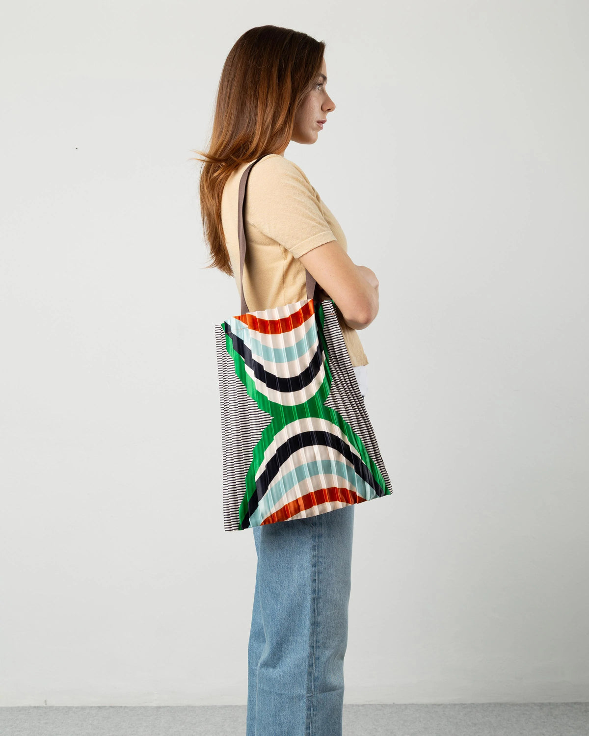 Satin Pleated Bags by Multitudes