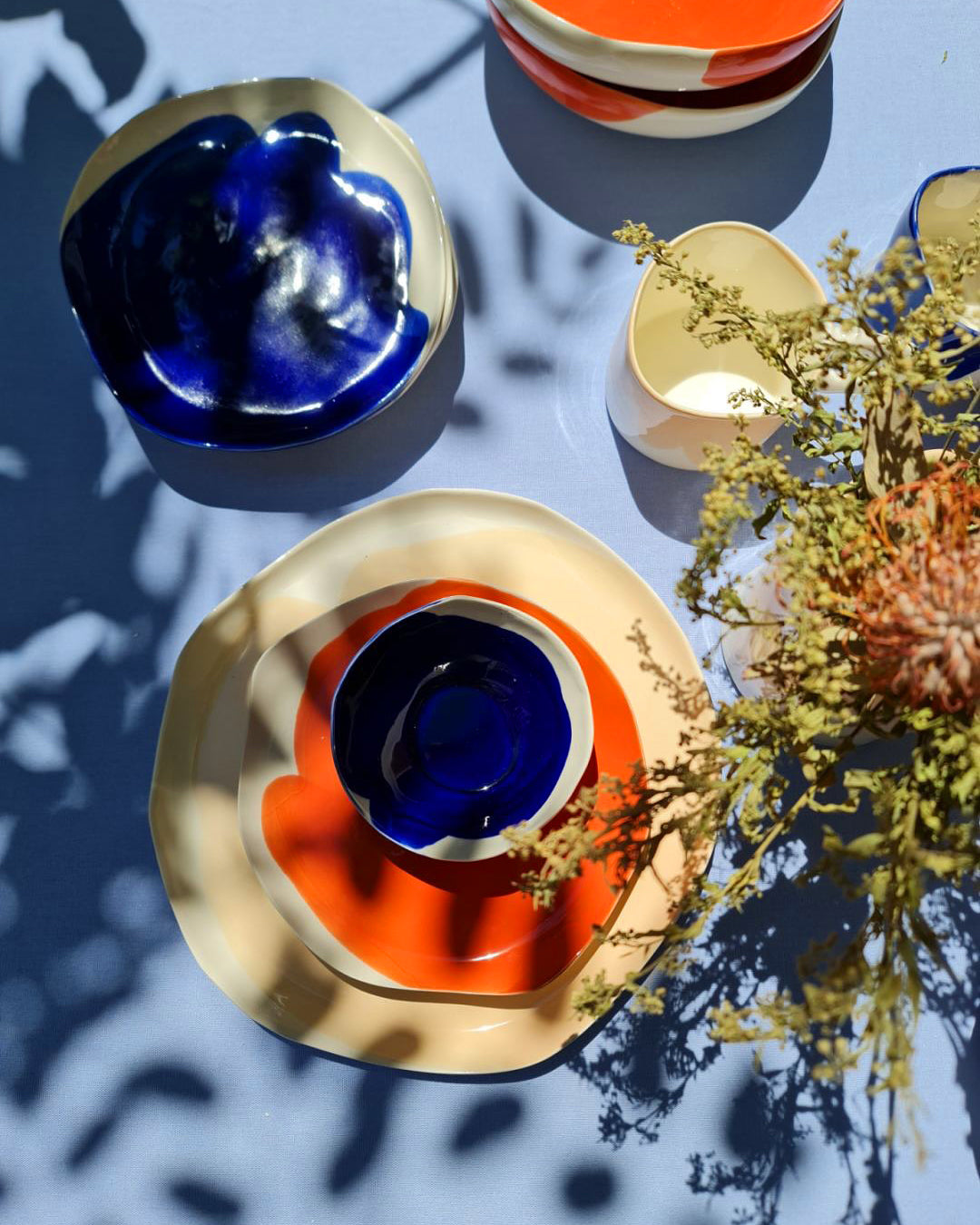 Multicolour ceramics