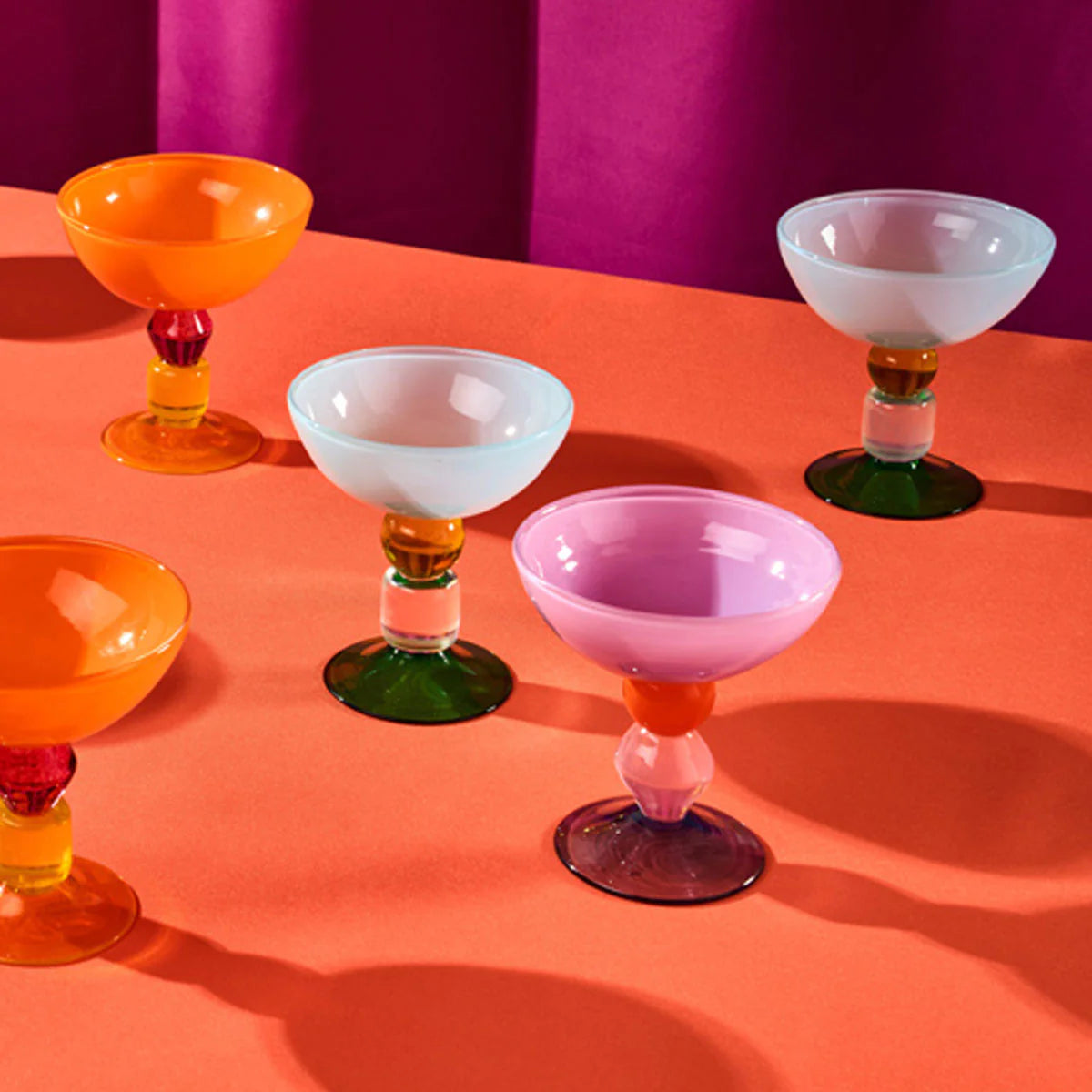 Handblown Ice Cream Coupe by Gather Glass