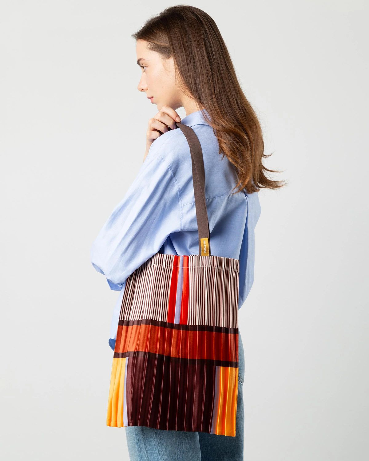 Satin Pleated Bags by Multitudes