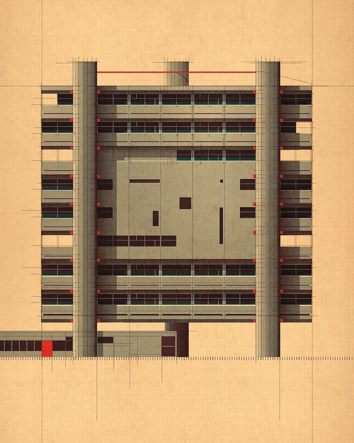 Boxes Print