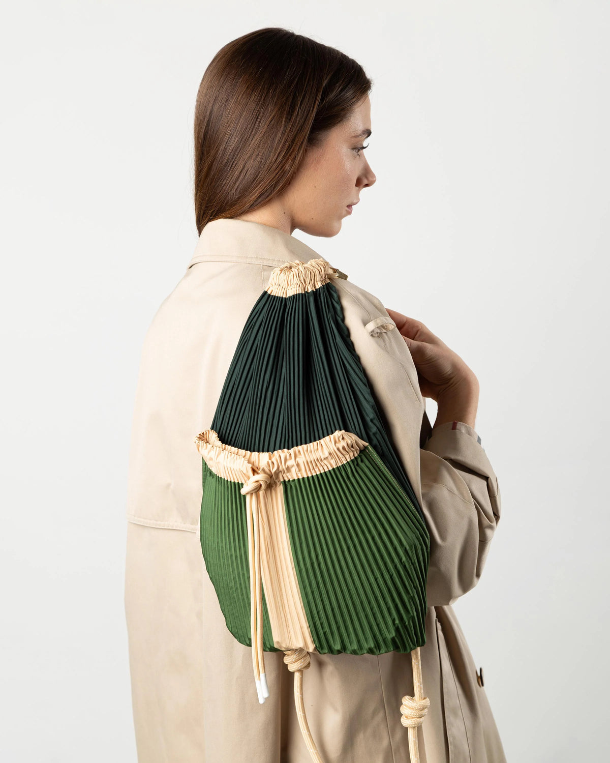 Pleated Backpacks by Multitudes