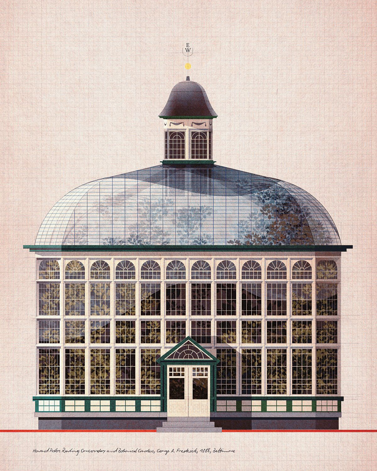 Rawlings Conservatory Print