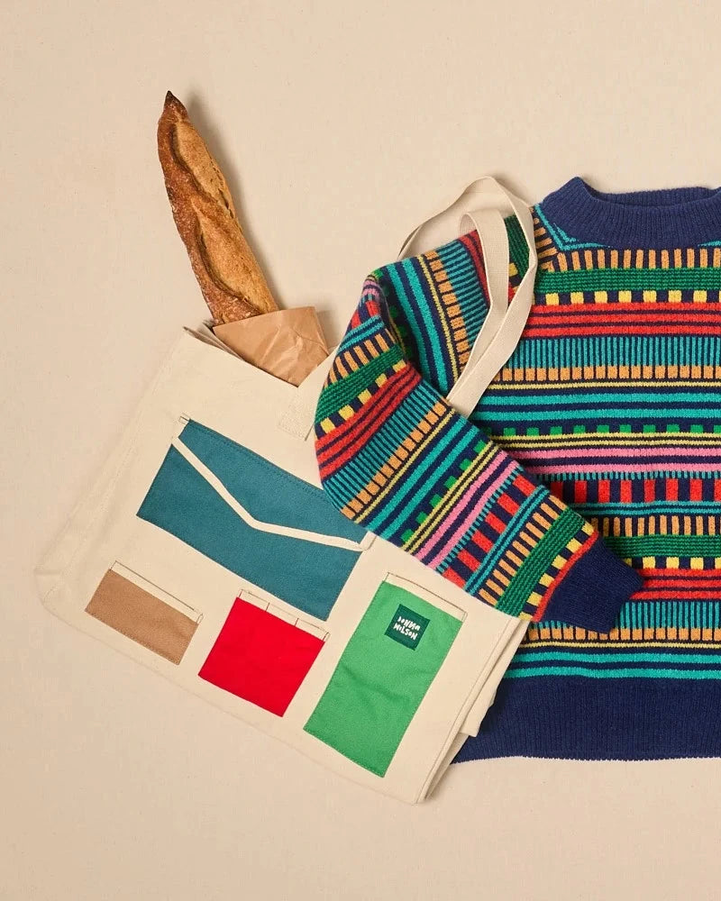 Pocket Patch Bag Shopper Bag