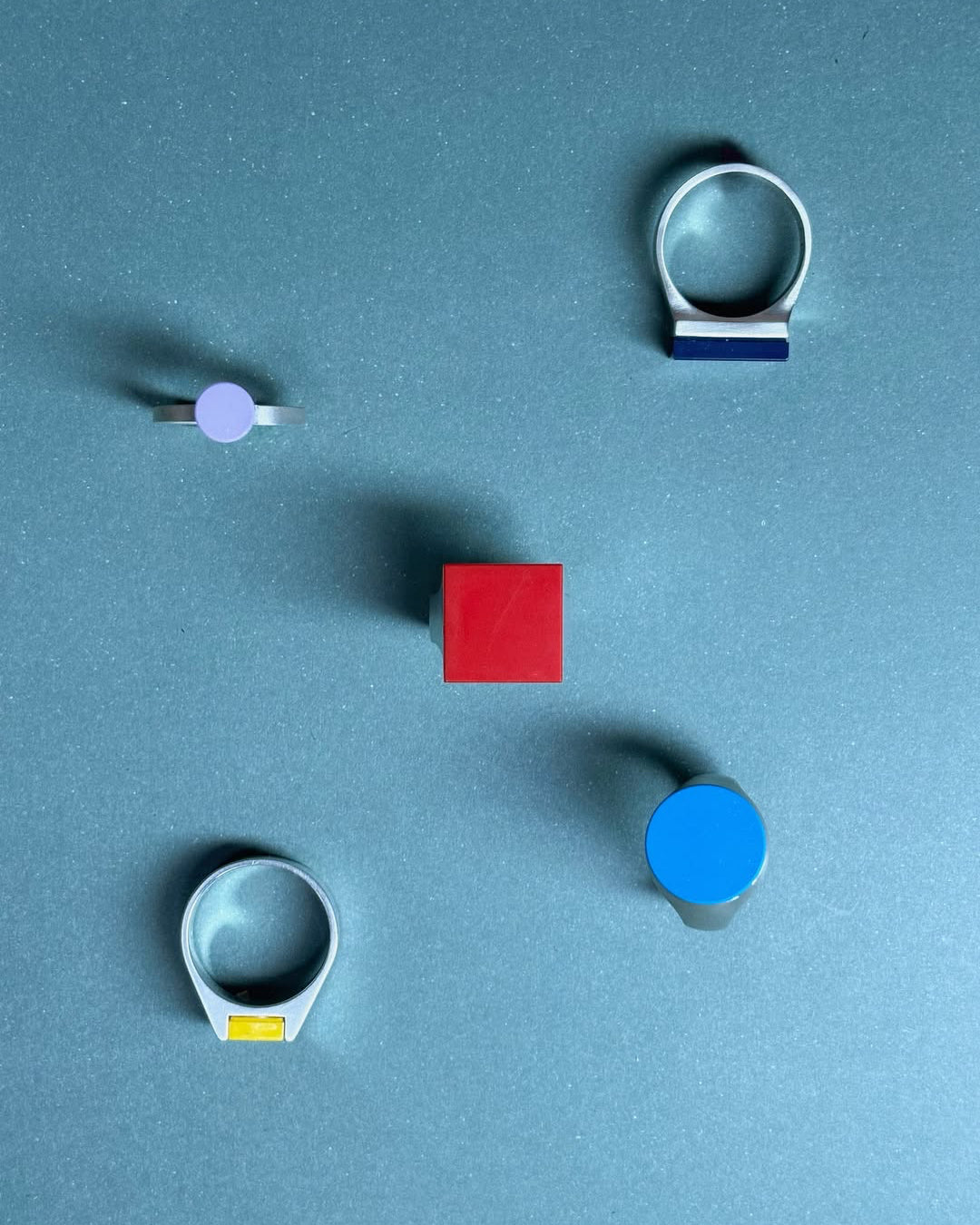 The Multi Brick Rings by Studio Gogo