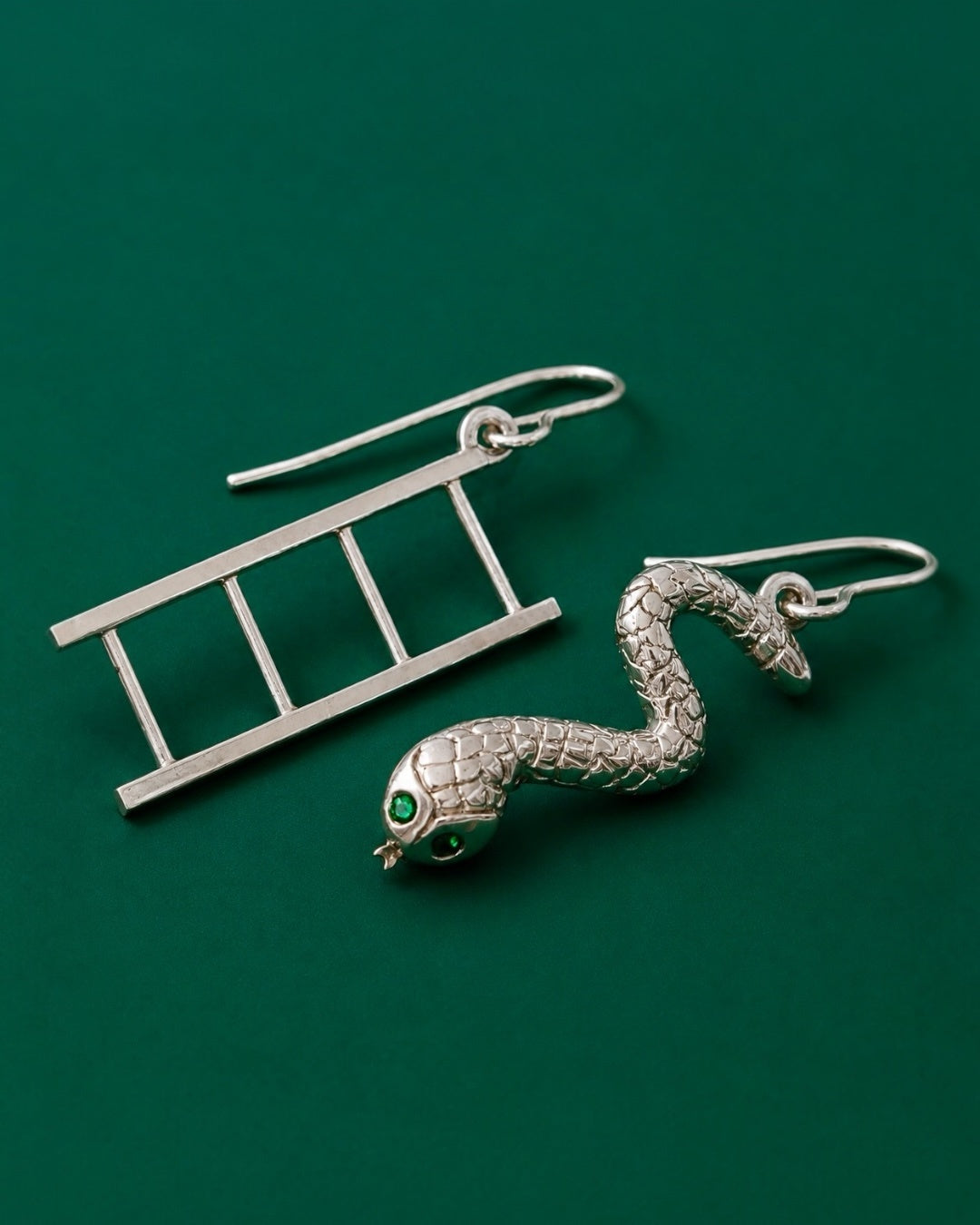 Snake & Ladder Earrings by RockCakes