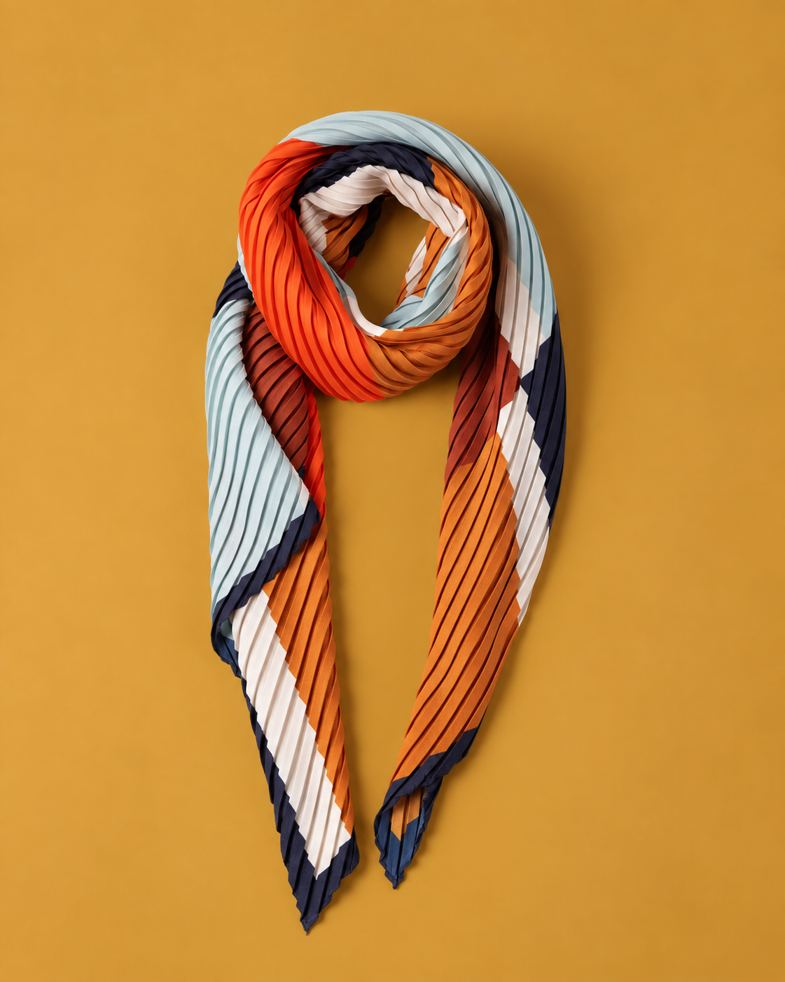 Pleated Scarves by Multitudes