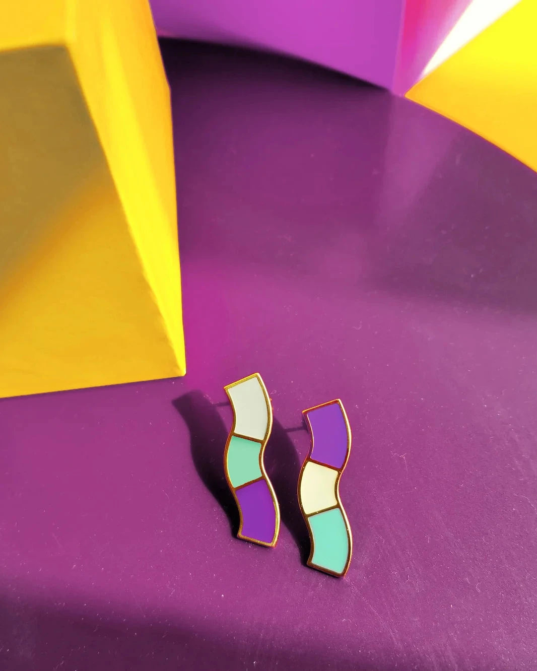 Flora’s Geometric Earrings by Matter Matters
