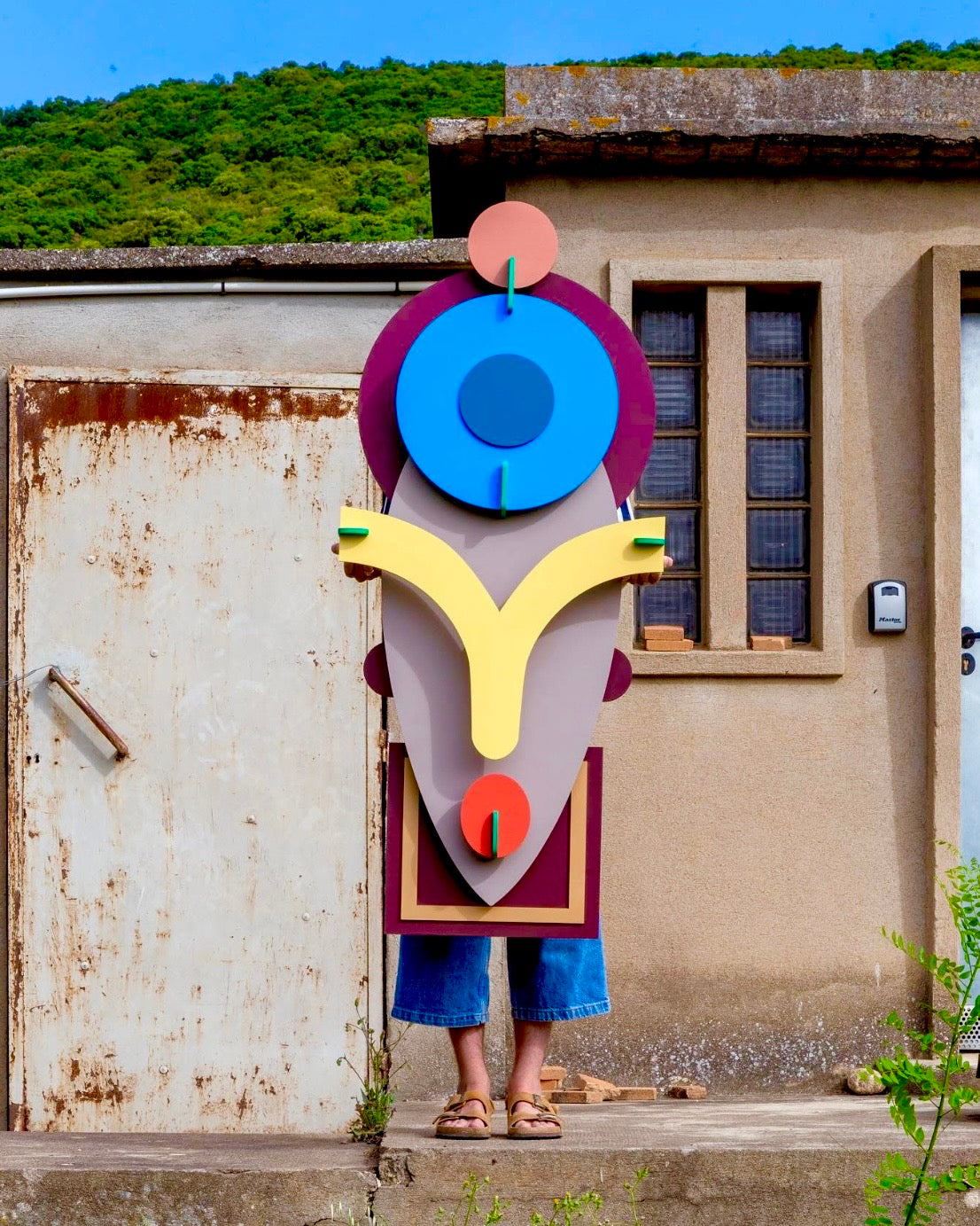 Lamu Mask Sculpture