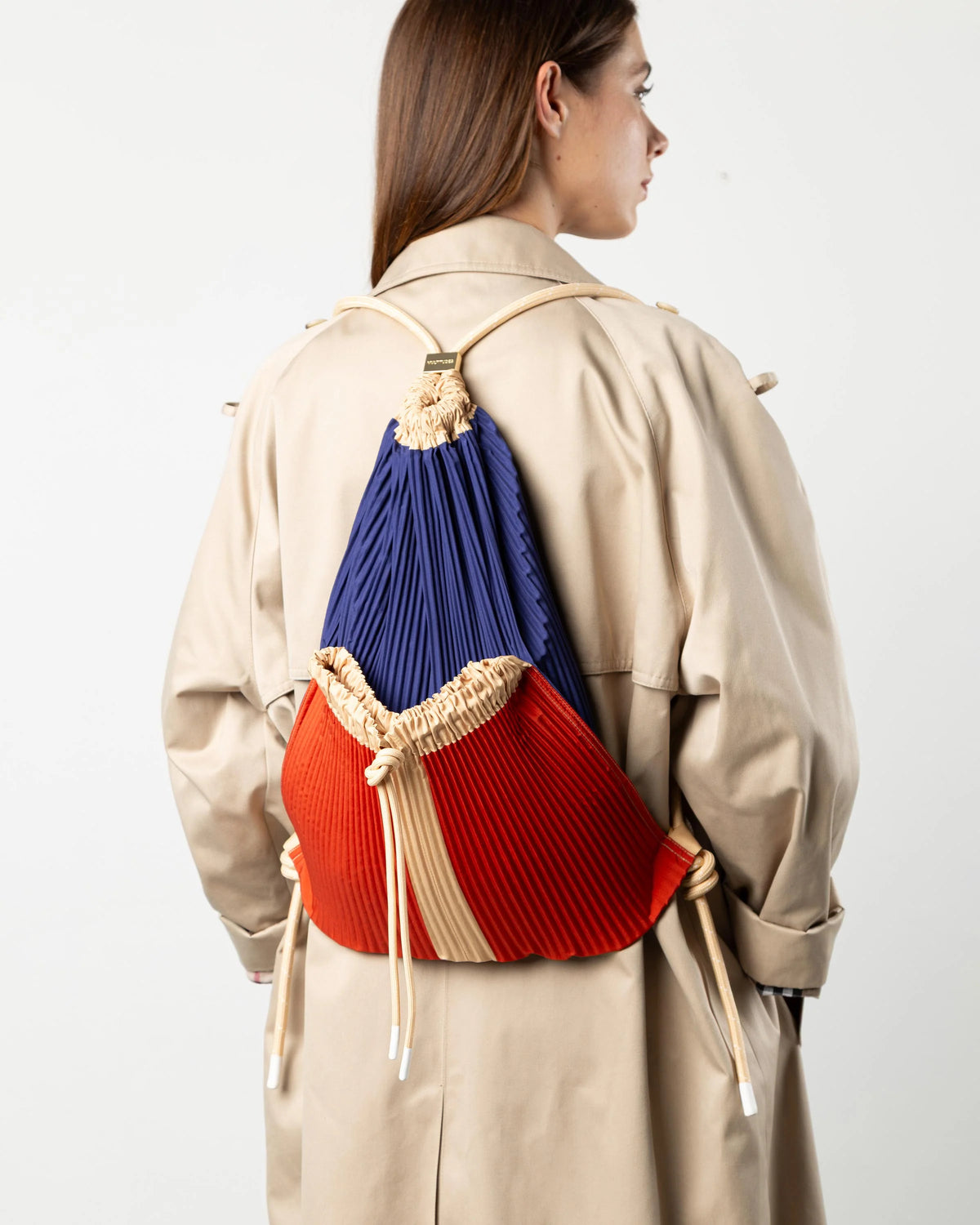 Pleated Backpacks