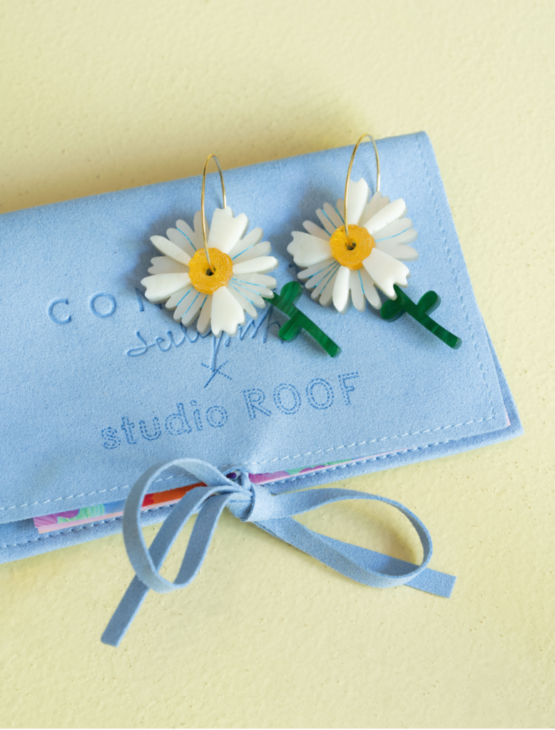 Daisy limited edition earrings by Studio ROOF