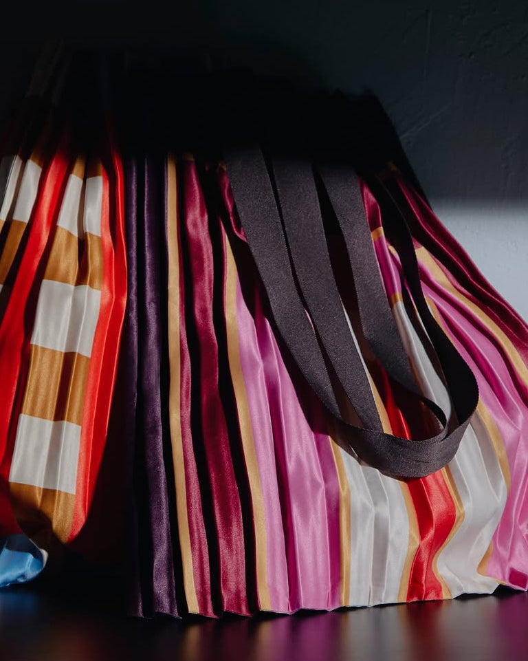 Satin Pleated Bags by Multitudes