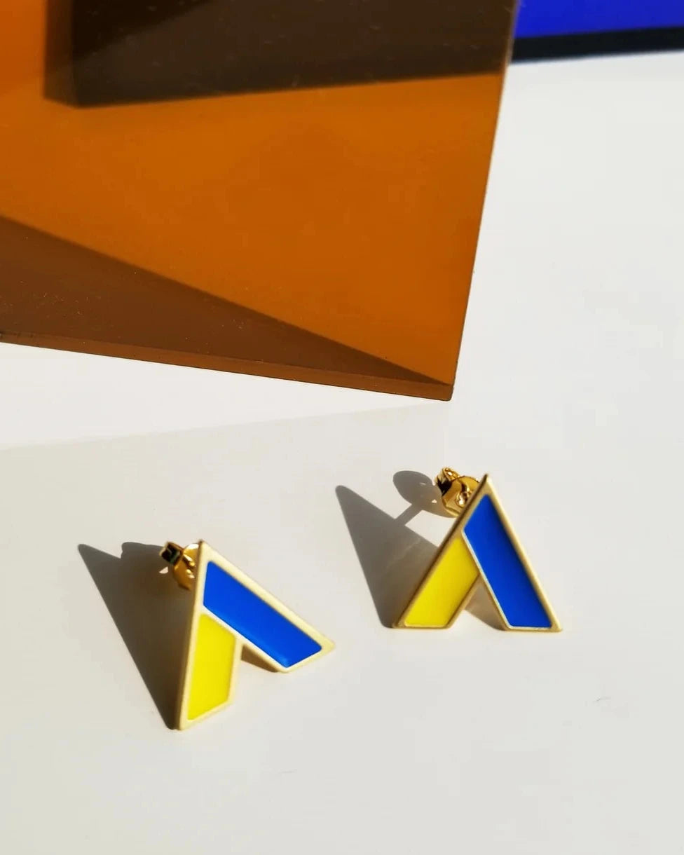 Flora’s Geometric Earrings by Matter Matters