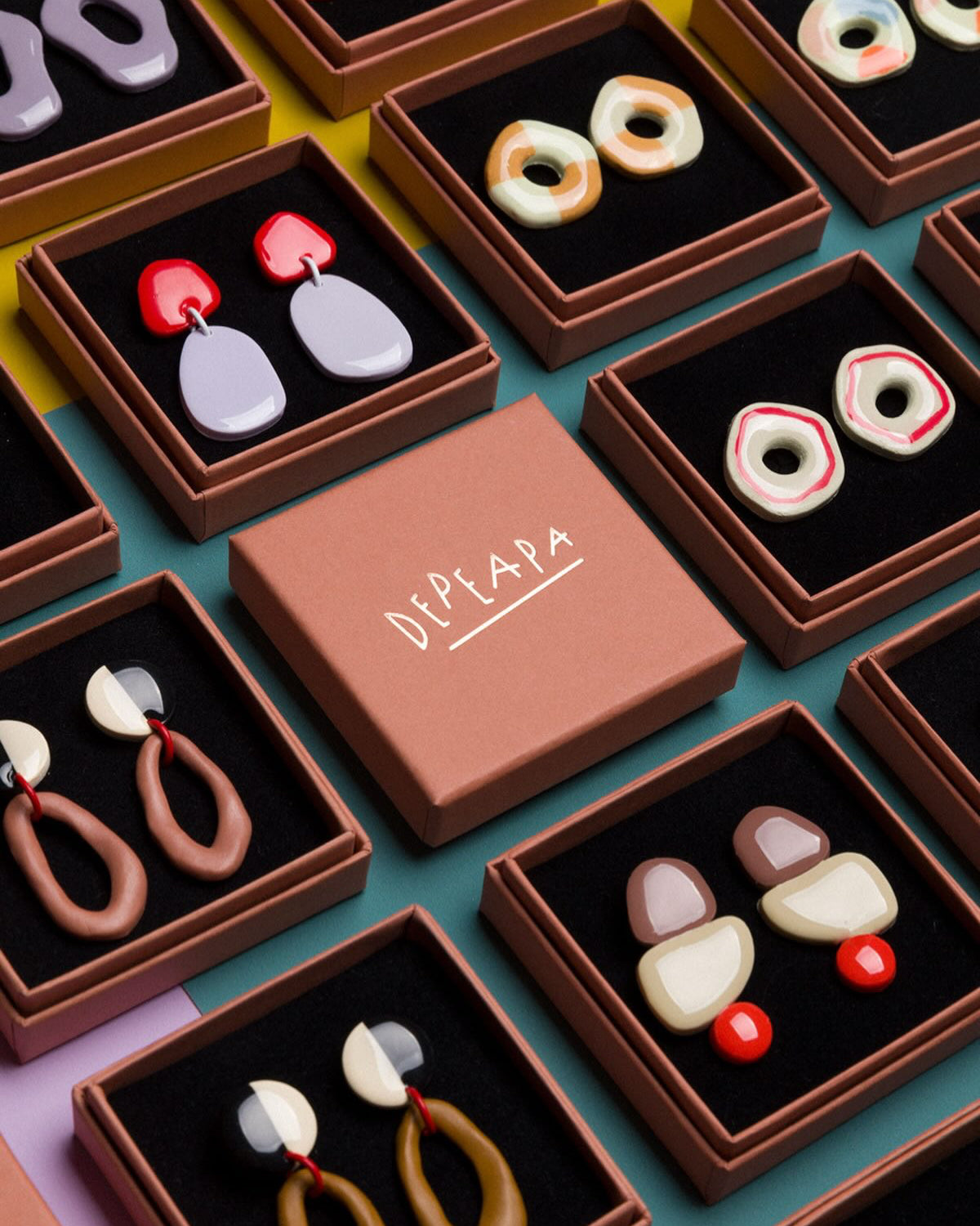 Clay Earrings by Depeapa