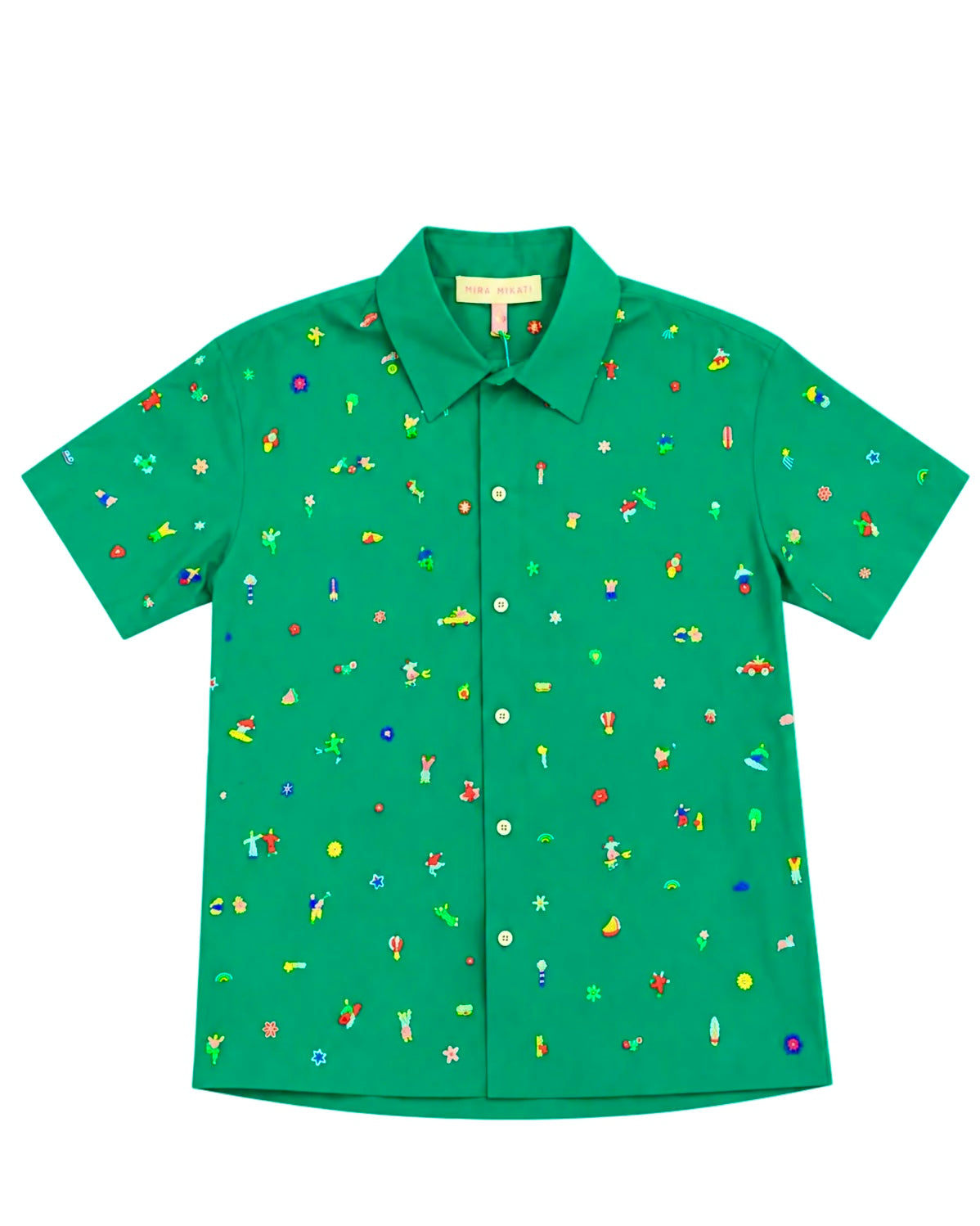 Hand Embroidered Party Shirt by Mira Mikati