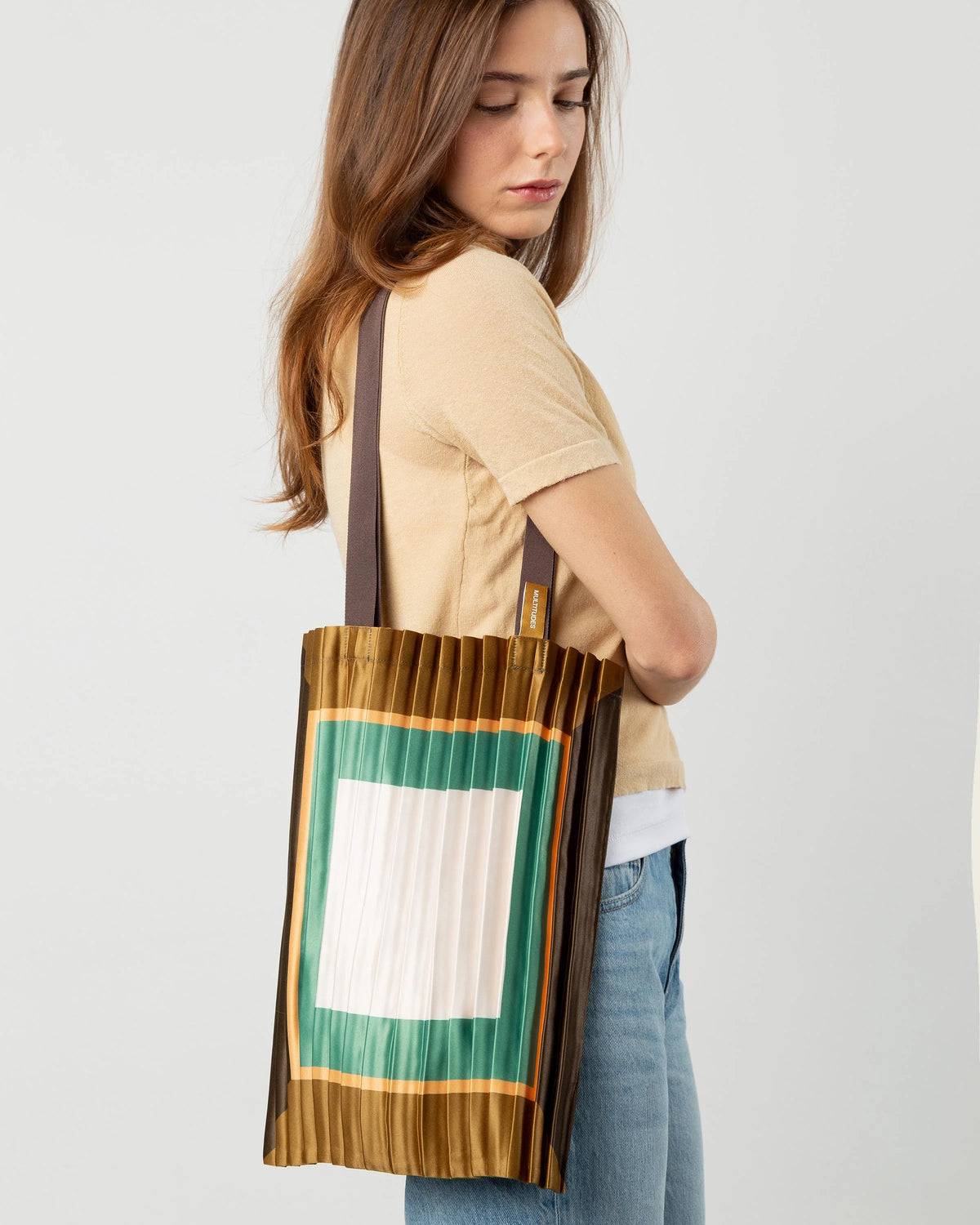 Satin Pleated Bags by Multitudes