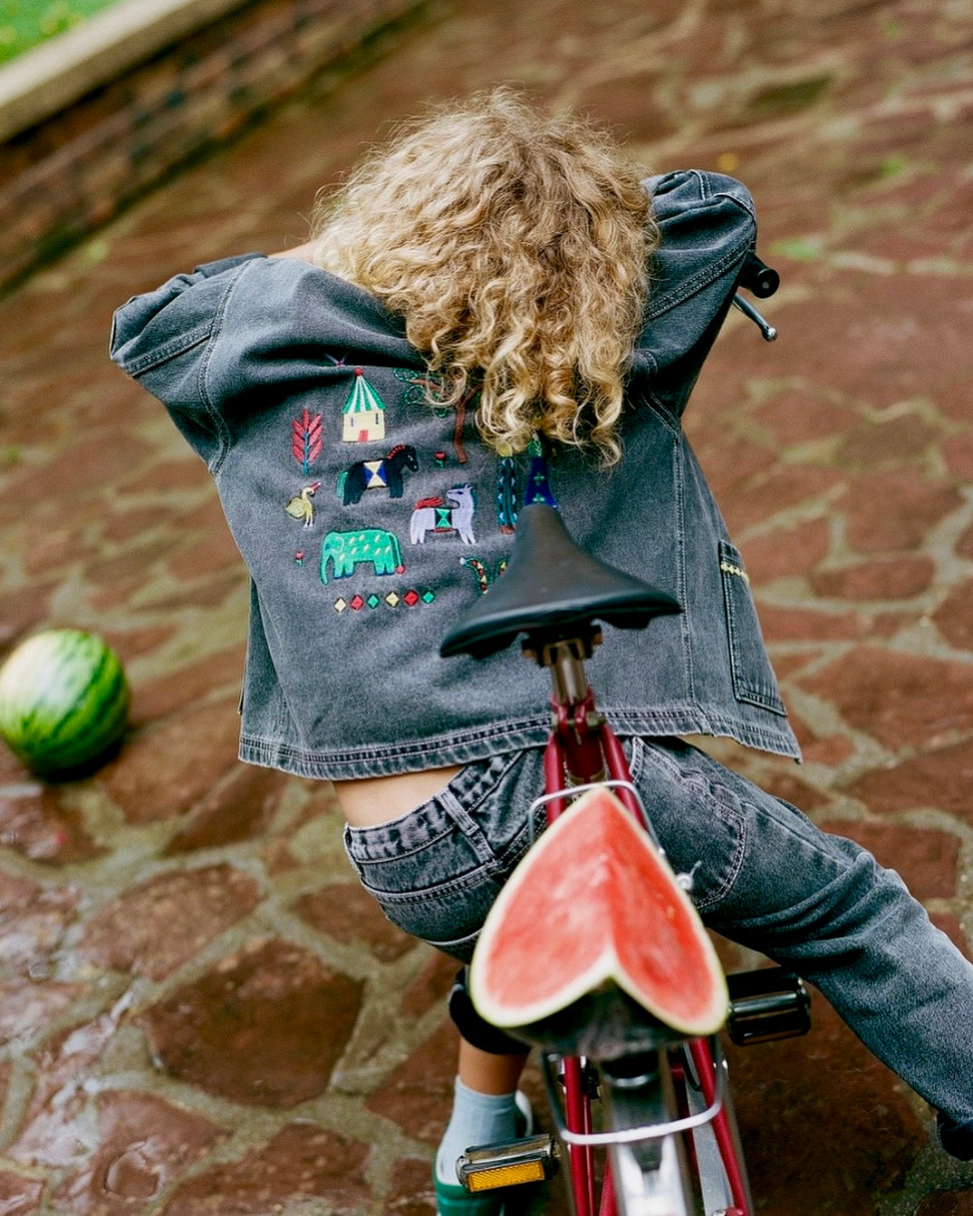Alegria Grey Jacket by Julie Daleyden - Big Crush