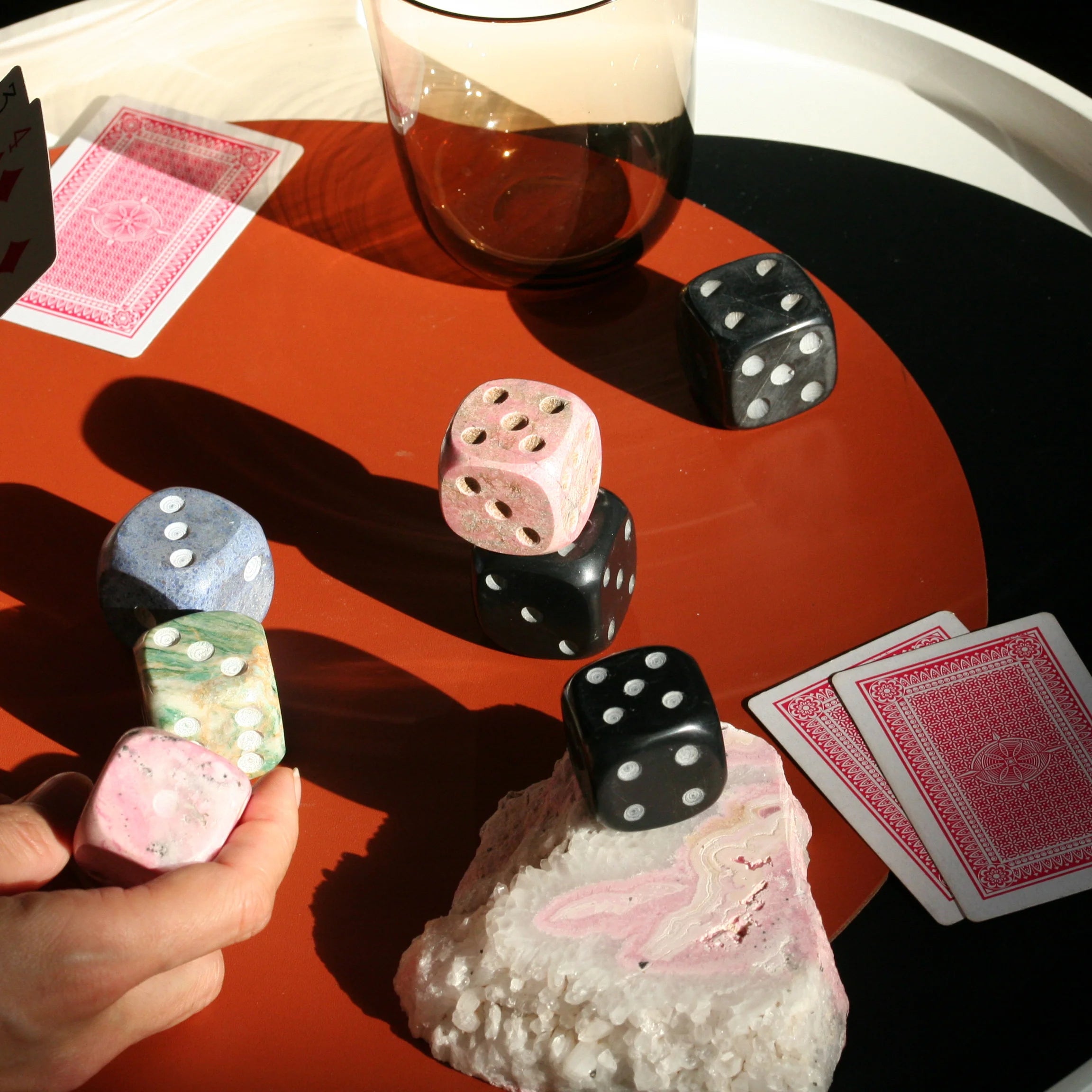 Giant Gemstone Dice by Dar Proyectos