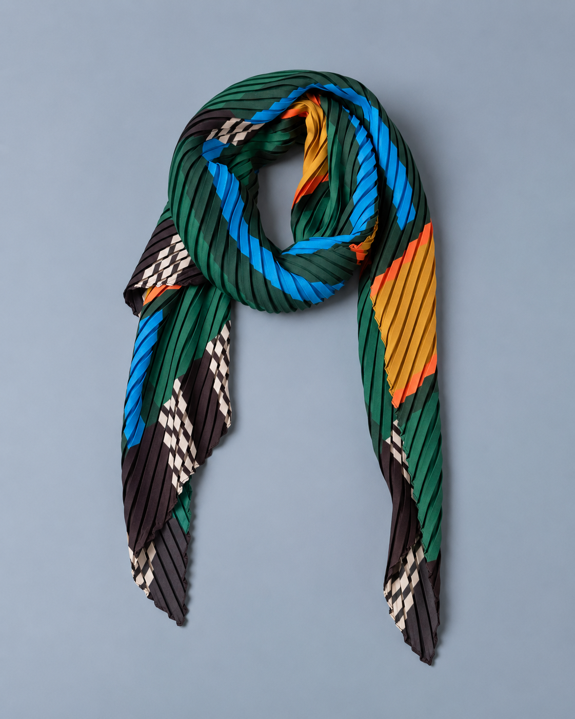 Pleated Scarves by Multitudes
