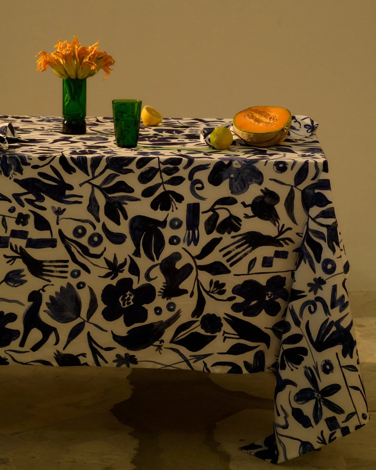 Ceramic Tablecloth & Napkins