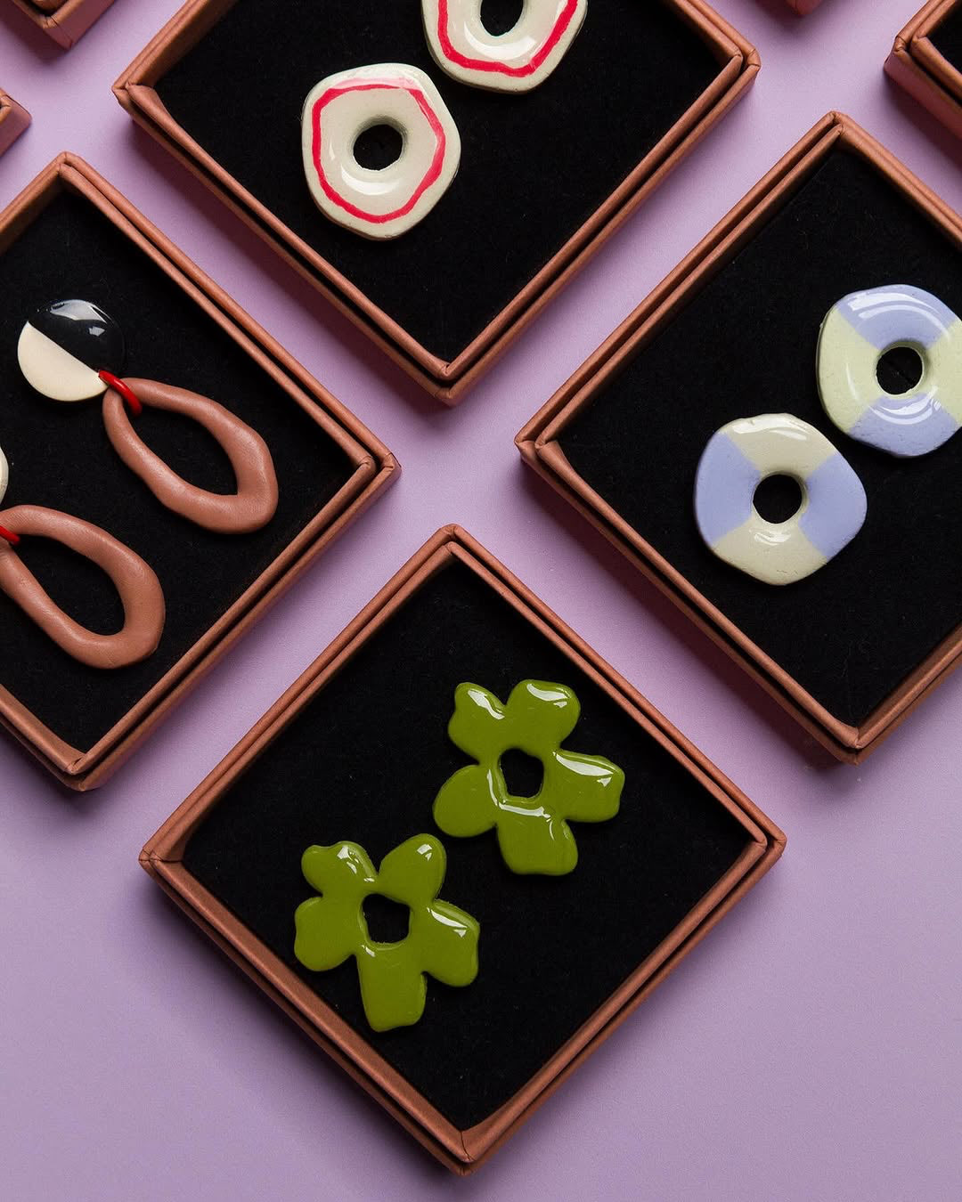 Clay Earrings by Depeapa