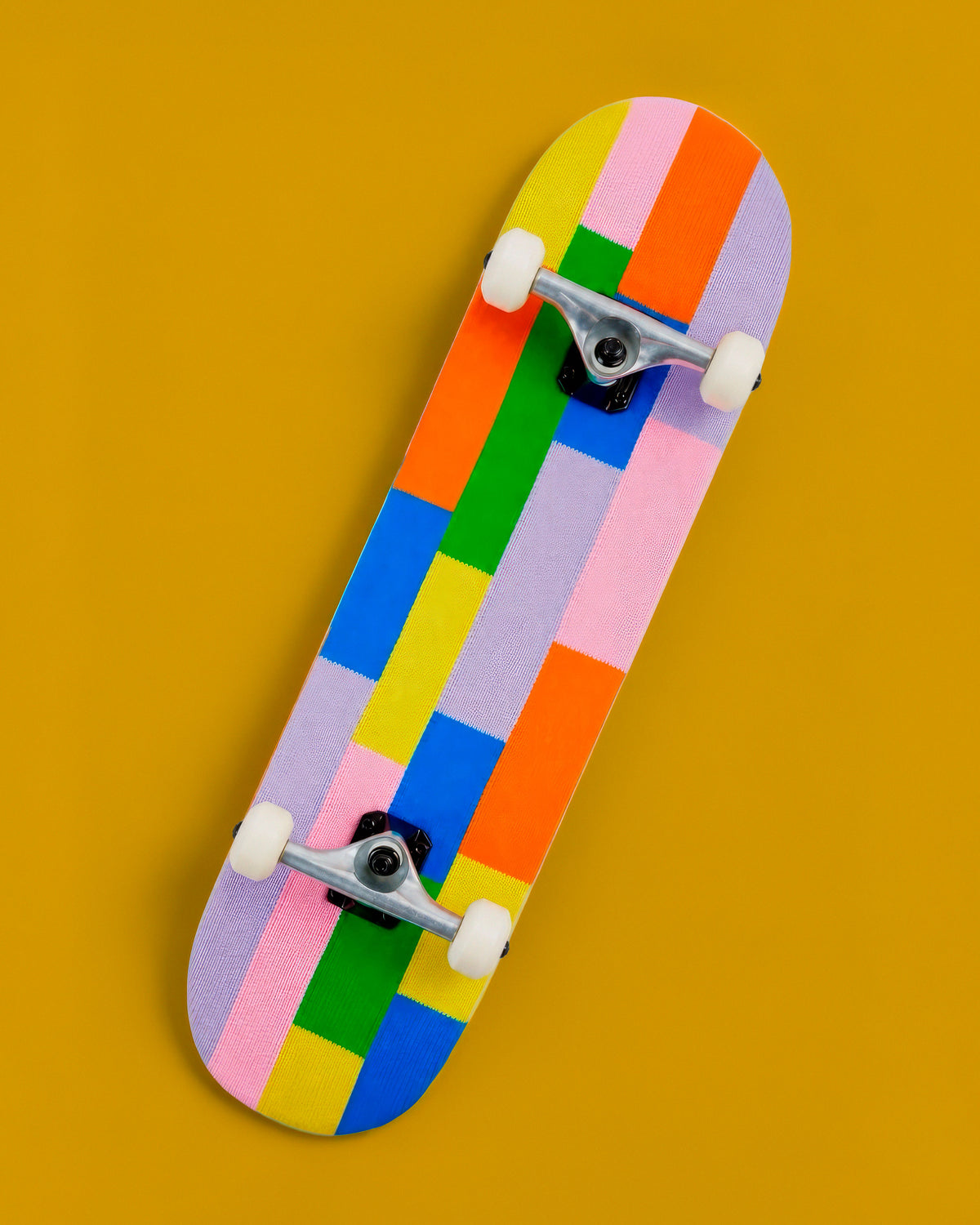 Knitted Skateboard by Mira Mikati