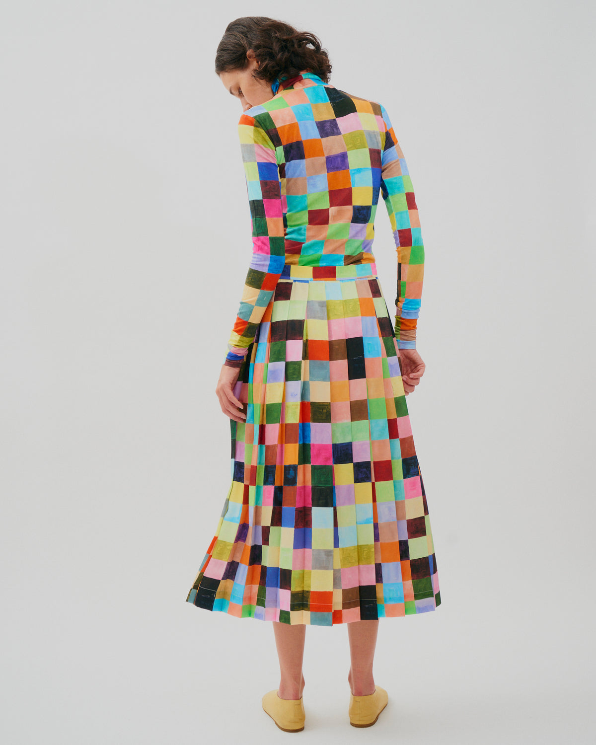 Multicolor Checker Garments by Arthur Arbesser