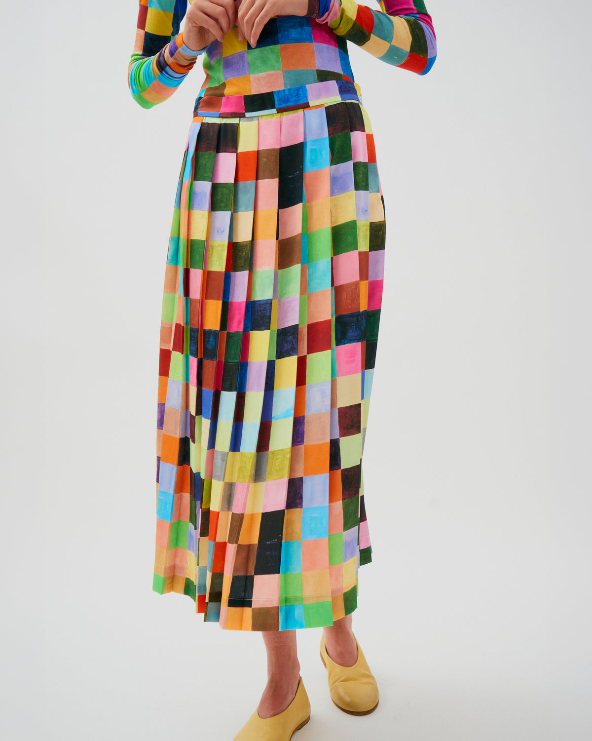Multicolor Checker Garments by Arthur Arbesser