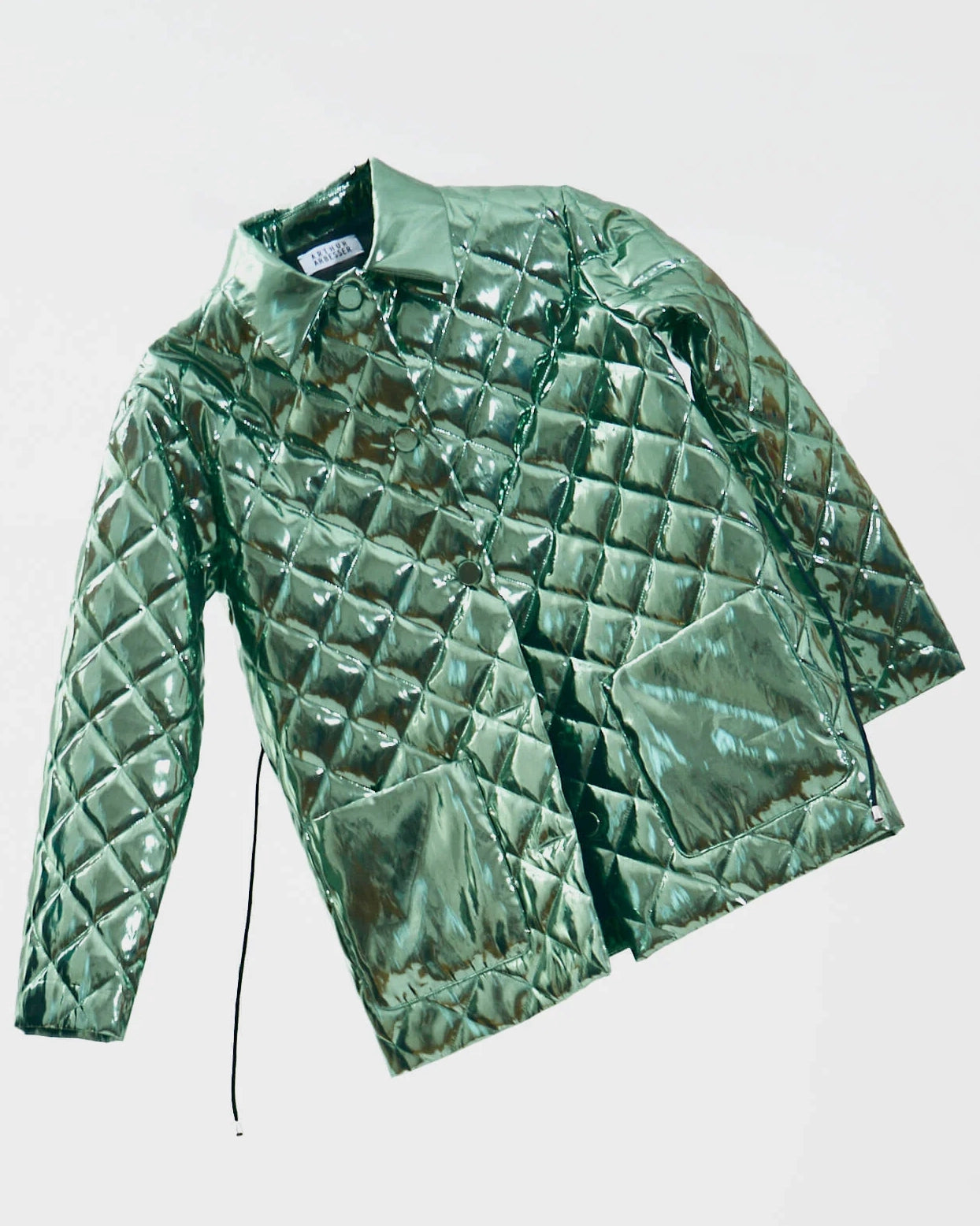 Lamè quilted jacket