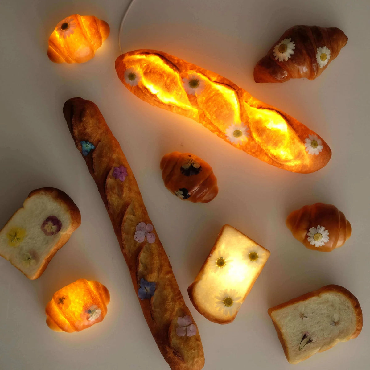 Blooming Baguette Lamp by Pampshade