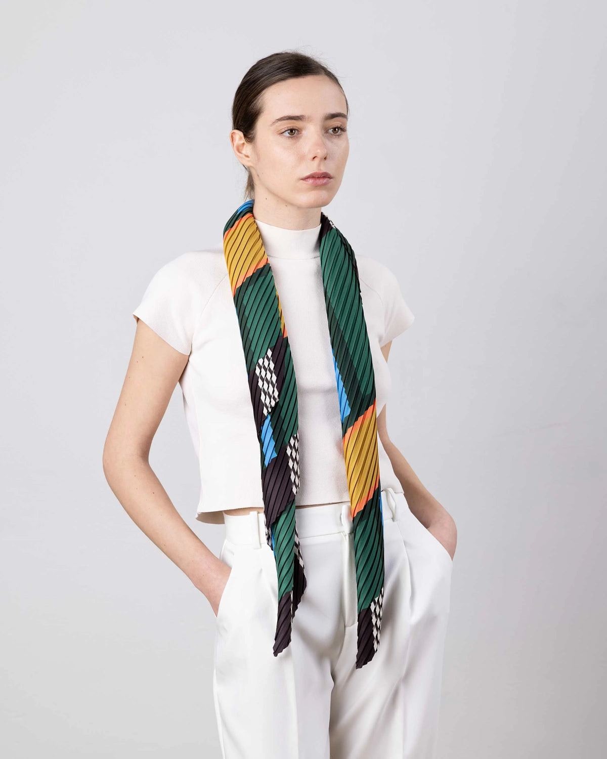 Pleated Scarves by Multitudes
