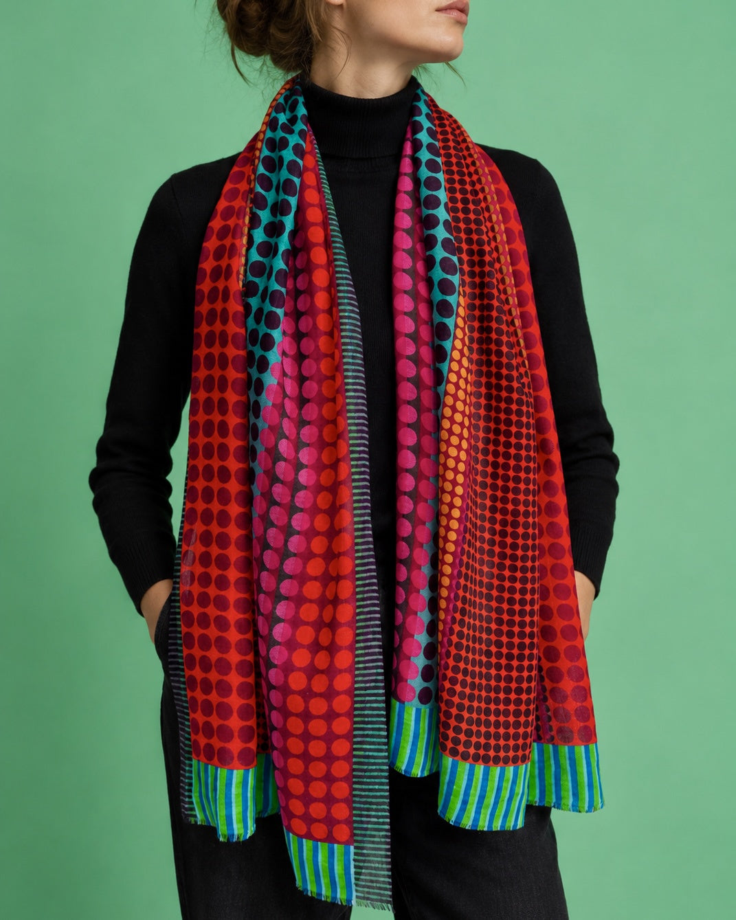 Dot Superfine Scarf by Margo Selby