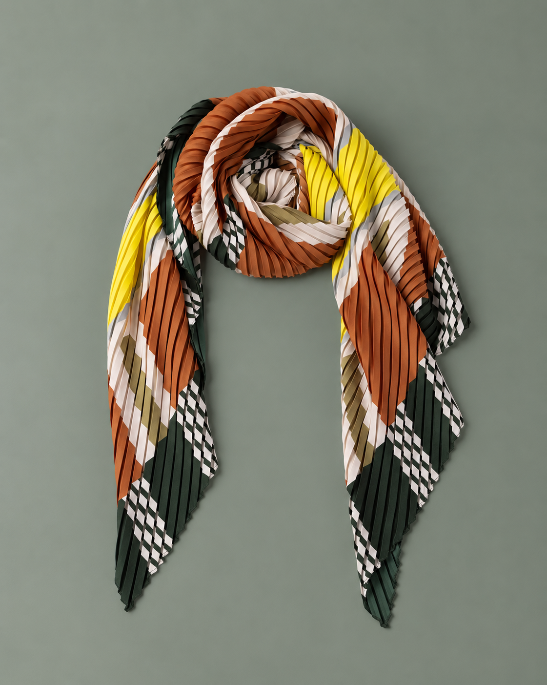 Pleated Scarves by Multitudes