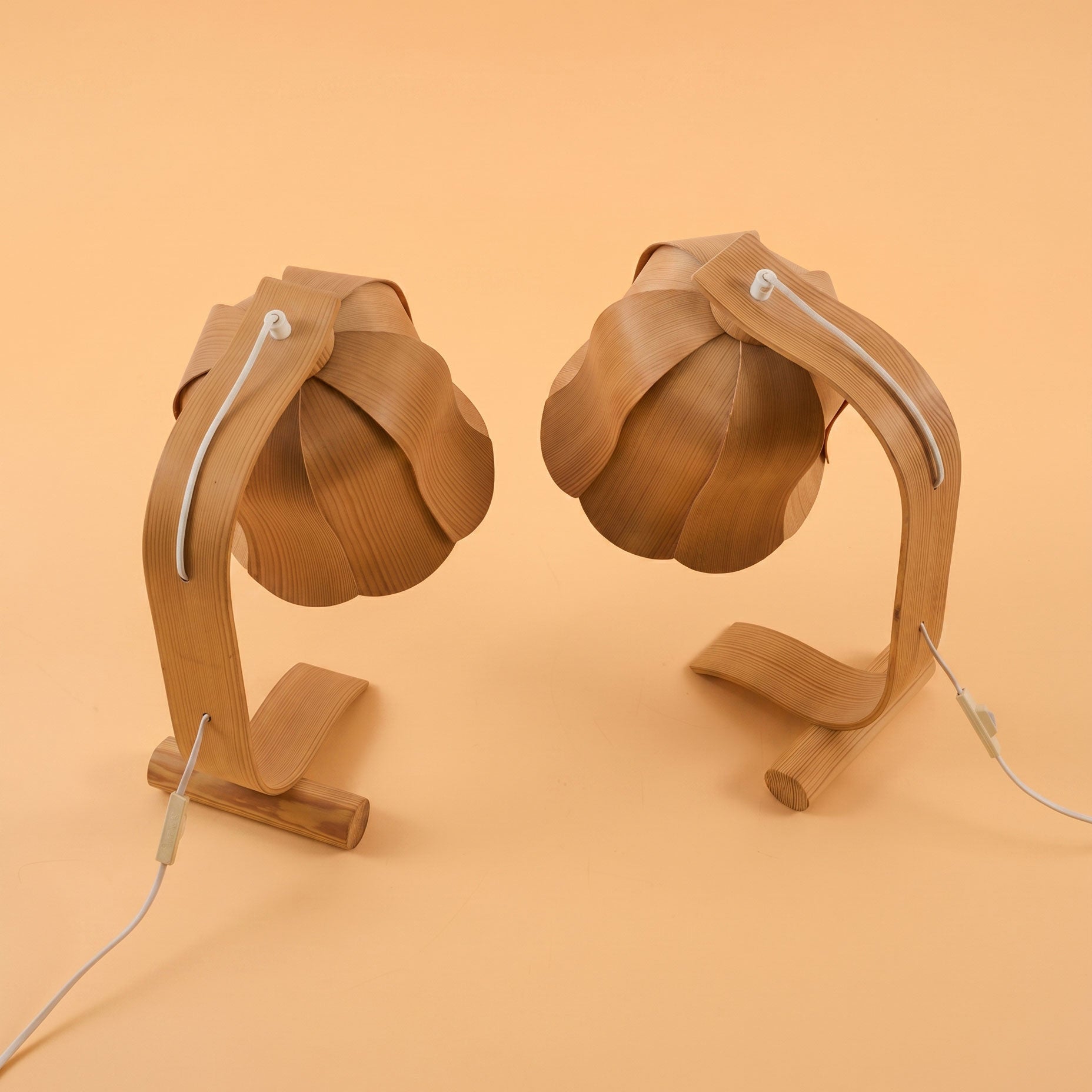 Bluebell Lamp Pair by Drouot