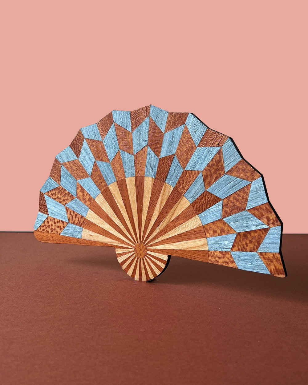 Marquetry Wall Fan